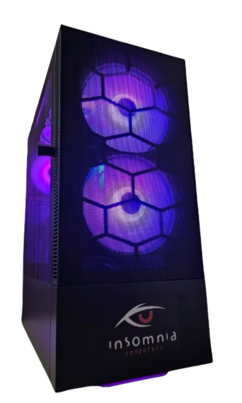 Insomnia Shadow Fury XT: Ryzen 5 7500F, 16GB DDR5-6000, RTX4060 8GB, 1TB NVMe
