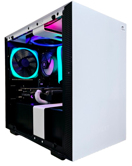 Tiny White Gaming PC: H410, i5 10500, 16GB DDR4-3200, RTX3060Ti, 1TB NVMe