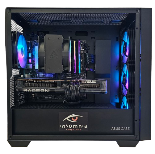 Insomnia Shadow PrimeX: B650, Ryzen 5 9600X, 32GB DDR5-6000, RX9070XT 1TB NV2