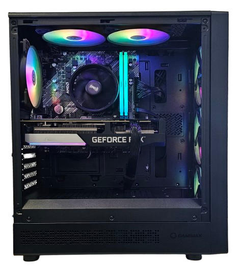 Gaming PC: A520, Ryzen 5 3600, 16GB DDR4-3200, RTX3060Ti 8GB, 1TB NVMe