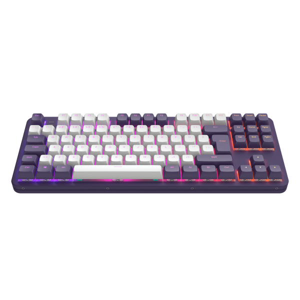 Dark Project ALU87A Violet/White - Mechanical Gaming Keyboard