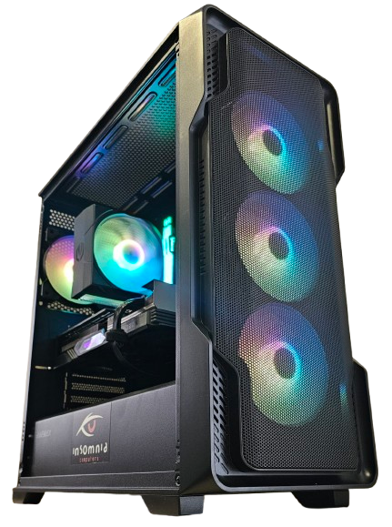 Insomnia Shadow Strike 3 Lite: A620M H, Ryzen 5 7600X, 32GB DDR5-6000, RX9060XT 8GB, 1TB SSD