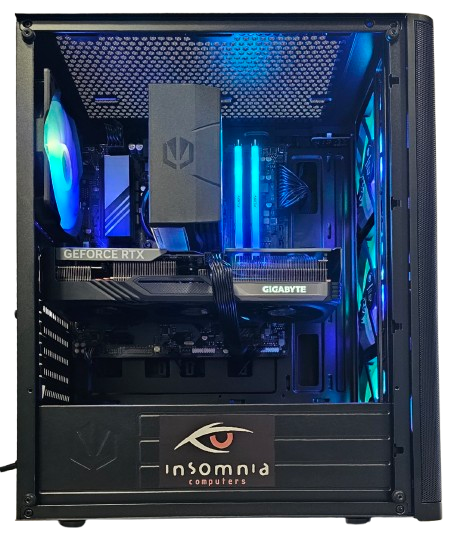 Insomnia Shadow Blaze 4: B760, Core i5 14400F, 32GB DDR5-6400, RTX4060Ti 8GB, 1TB NVME