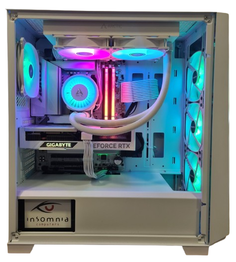 Insomnia Arctic ForceX Lite: B650, Ryzen 5 9600X, 32GB DDR5-6000, RTX4070Super 12GB OC