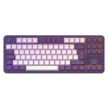 Dark Project ALU87A Violet/White - Mechanical Gaming Keyboard