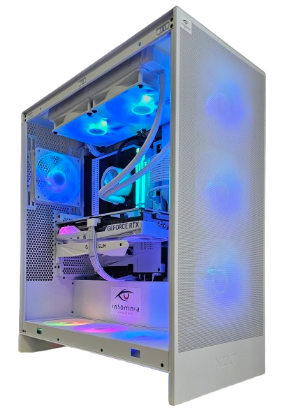 Insomnia Arctic Storm 2+: B650, Ryzen 7 9800X3D, 32GB DDR5-6000, RTX4070Ti Super 16GB, 2TB NVMe