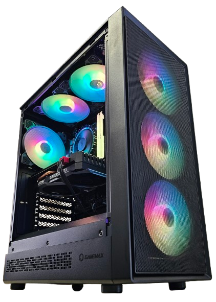 Insomnia Shadow Vortex 4: H610, Core i3 12100F, 16GB DDR4, GTX1660Super 6GB, 1TB NVMe