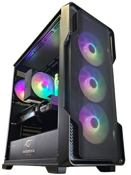 Insomnia Shadow Strike 3: A620, Ryzen 5 7500F, 32GB DDR5-6000, RX7700XT 12GB, 1TB NVMe