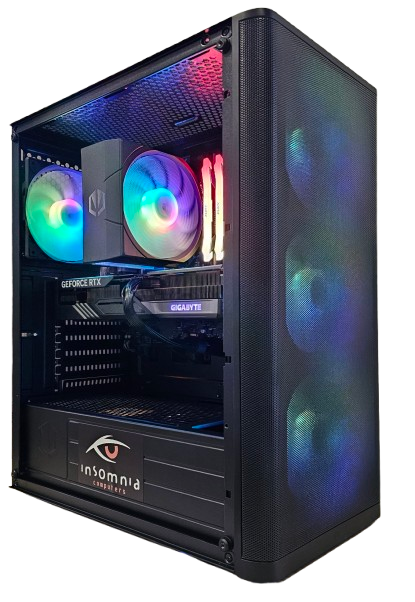 Insomnia Shadow Blaze 4: B760, Core i5 14400F, 32GB DDR5-6400, RTX4060Ti 8GB, 1TB NVME