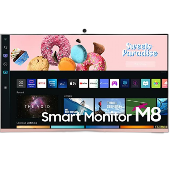 SAMSUNG S32BM80PUU 32" M8 UHD Monitor with Smart TV Experience and Iconic Slim Design