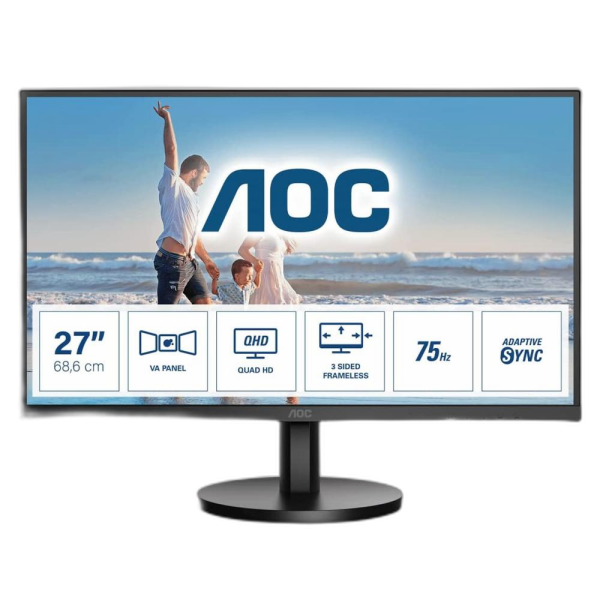 AOC QHD LED Backlit monitor Q27B3MA