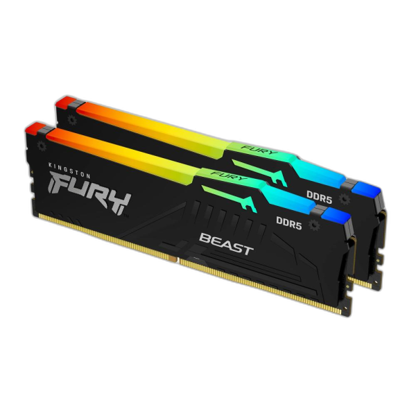 Kingston HyperX Fury Beast Black EXPO RGB 32GB 5600MHz DDR5 CL36 DIMM (Kit of 2)