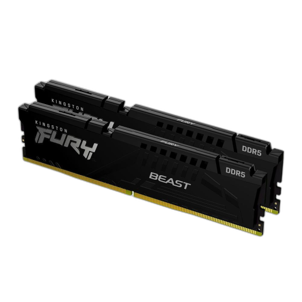 Kingston HyperX Fury Beast Black 16GB 4800MHz DDR5 CL38 DIMM (Kit of 2) 