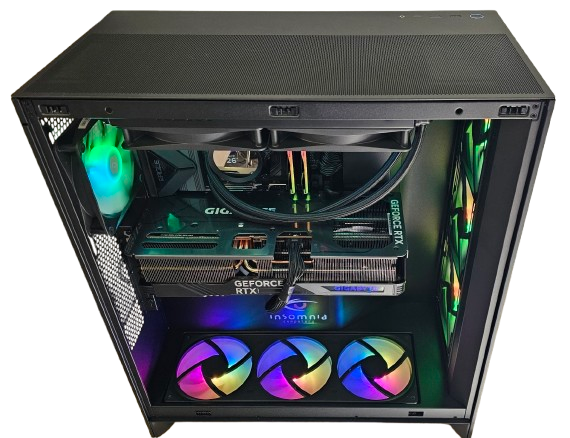 Insomnia Shadow Storm 2 Lite: X870, Ryzen 9 9800X3D, 32GB DDR5-6000, RTX4080S, 2TB NVMe