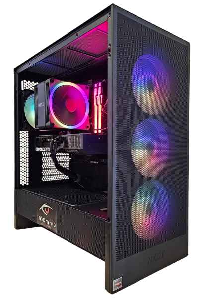 Insomnia Shadow Rock 4 Lite: B650, Ryzen 7700X, 32GB DDR5-6000, RTX4070, 1TB NVMe