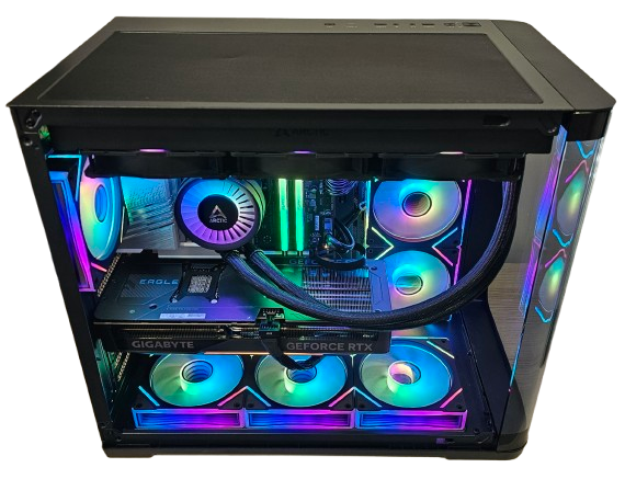 Insomnia Shadow Arcglass i: Z790, Intel Core i7 14700KF, 32GB DDR5-7200, RTX5070Ti 16GB, 2TB NVMe