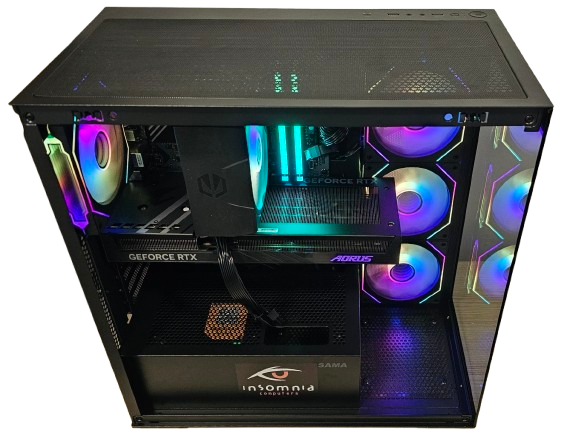 Insomnia Shadow Prism 3 Lite: B650, Ryzen 5 7600X, 32GB DDR5-6000, RTX5060Ti 16GB, 1TB NVMe