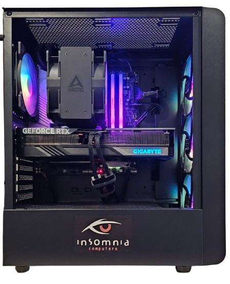 Insomnia Shadow Blaze 2 XT: B760, i5 14600KF, 32GB DDR5-6000, RTX4070S, 1TB NVMe