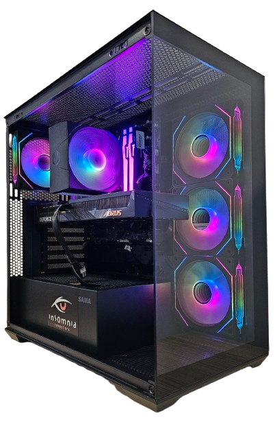 Insomnia Shadow Prism 3 Lite: B650, Ryzen 5 7600X, 32GB DDR5-6000, RTX5060Ti 16GB, 1TB NVMe