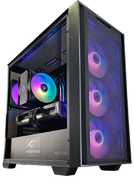 Insomnia Shadow PrimeX: B650, Ryzen 5 9600X, 32GB DDR5-6000, RX9070XT 1TB NV2