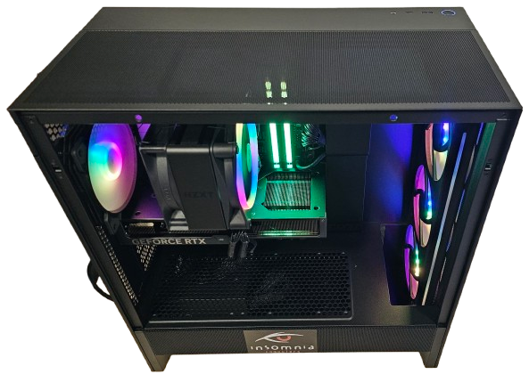Insomnia Shadow Rock 4 Lite: B650, Ryzen 7700X, 32GB DDR5-6000, RTX4070, 1TB NVMe