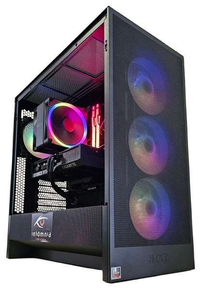 Insomnia Shadow Rock 4 Lite: B650, Ryzen 7700X, 32GB DDR5-6000, RTX4070, 1TB NVMe