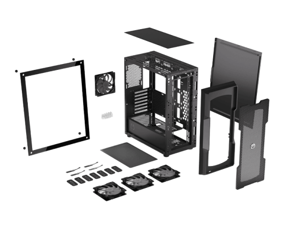 Endorfy Regnum 400 ARGB Case Black (EY2A009)