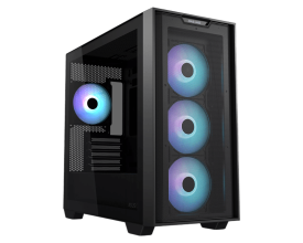 ASUS A21 Plus TG ARGB Micro-ATX Case Black