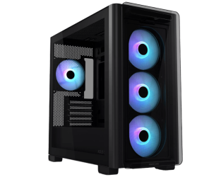 ASUS A23 Plus TG ARGB Micro-ATX Case Black