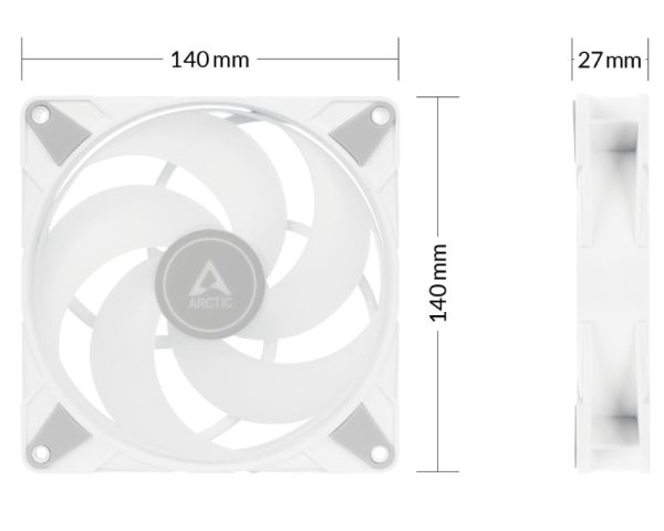 P14 PWM PST A-RGB 140mm Cooling Fan White (ACFAN00276A)