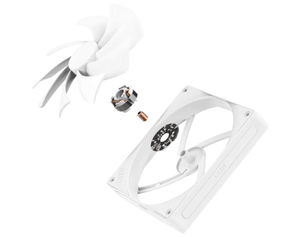 NZXT F140Q 140mm Cooling Fan White (RF-Q14SF-W2)