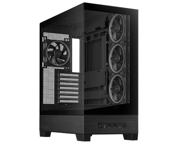 ASUS A31 Plus TG ARGB Black ATX Case Black