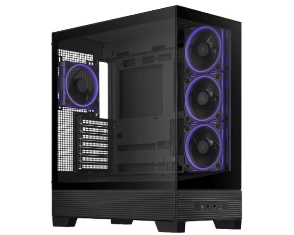 ASUS A31 Plus TG ARGB Black ATX Case Black