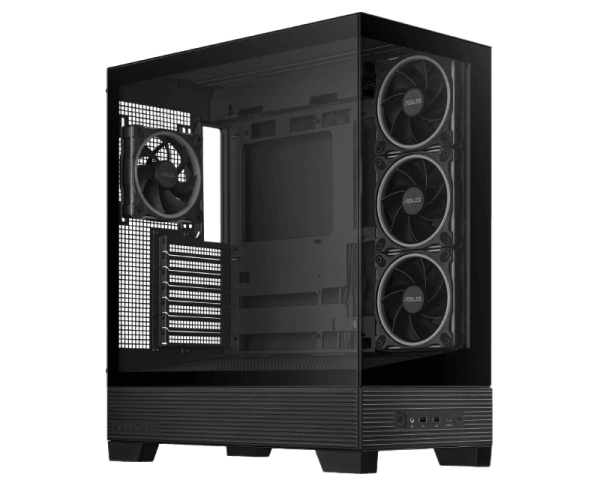 ASUS A31 Plus TG ARGB Black ATX Case Black