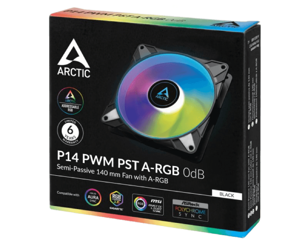 P14 PWM PST A-RGB 140mm Fan Black (ACFAN00239A)