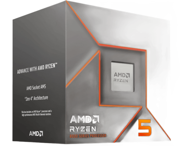 AMD Ryzen 5 8400F 6 CORES UP TO 4.7 GHz Box (100-100001591BOX)