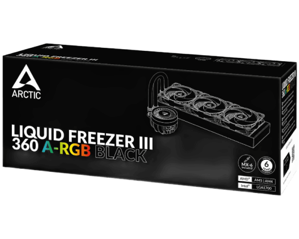 Arctic Liquid Freezer III 360 A-RGB Water Cooling Black (ACFRE00144A)