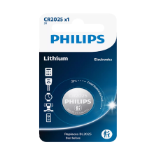 Philips CR2025 3V Lithium 1pack Battery