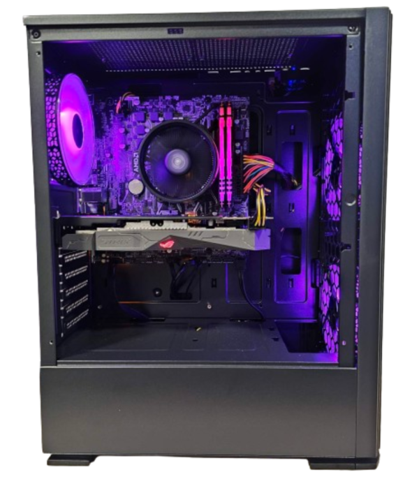 OUTLET A520, Ryzen 1200F, 16GB DDR4-3200, RX570 8GB, 1TB NVMe