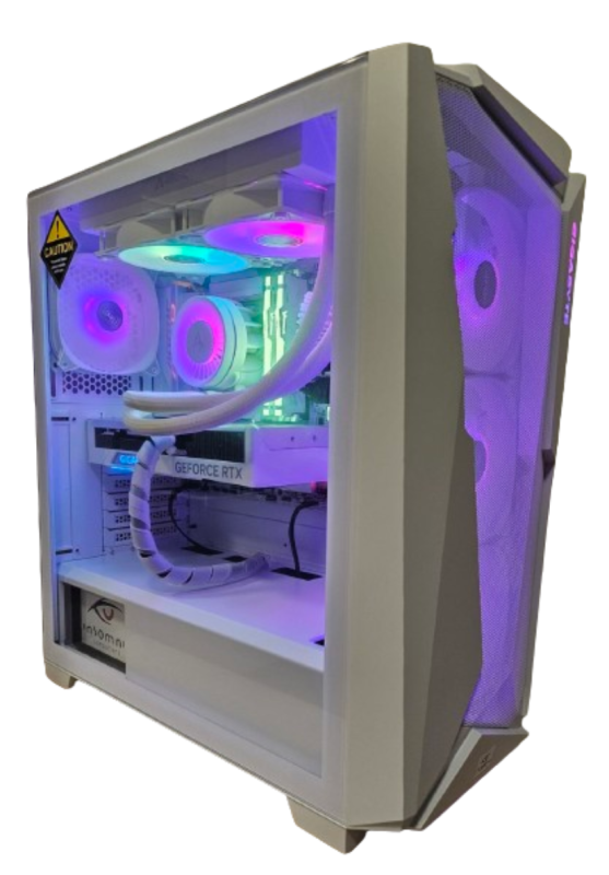 Insomnia Arctic Storm: i7 13700KF, RTX 4070Super 12GB, 32GB DDR5-6000, 1TB NVMe