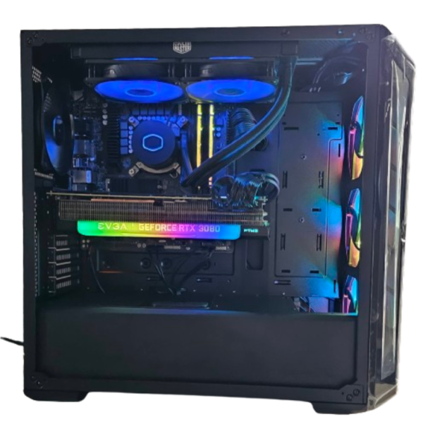 PRO Gaming PC: Z690, 13600KF, RTX 3080, 32GB DDR4-3600, 500GB + 1TB NVMe