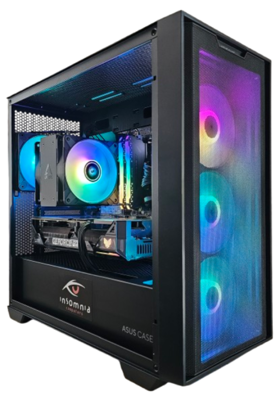 Insomnia Shadow TUF Core: Ryzen 7 5700X/32GB/1TB SSD/RTX4060Ti 8GB