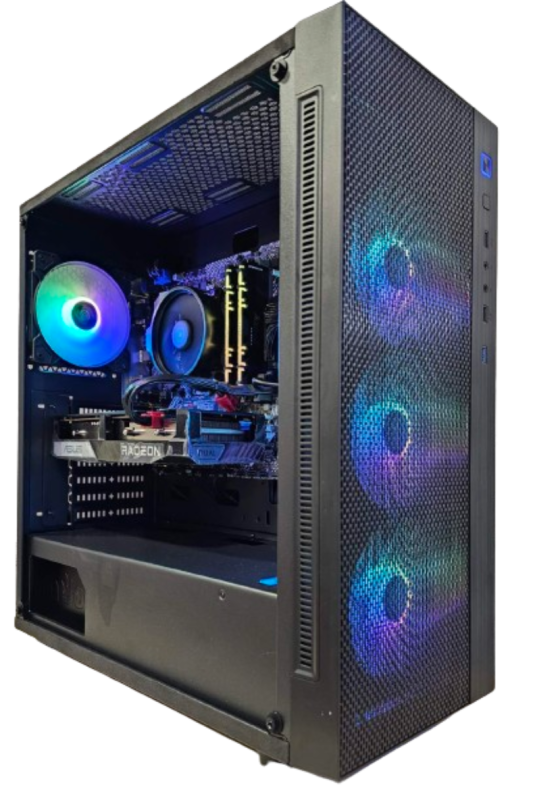 B550, Ryzen 5 5600, 16GB DDR4-3200, RX6600XT 8GB, 1TB NVMe