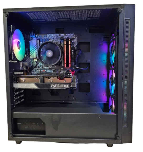 B550, Ryzen 5 5600, 16GB DDR4-3200, RX6600XT 8GB, 1TB NVMe
