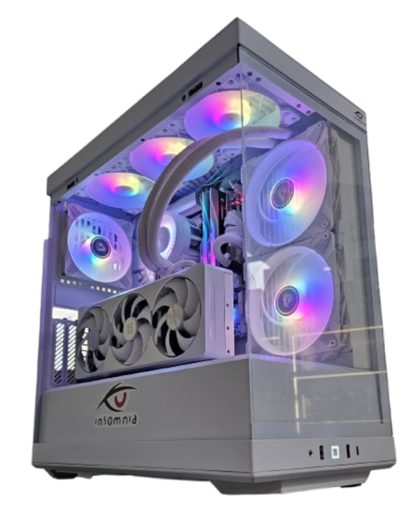 Insomnia Arctic Y Mini: B850, Ryzen 7 9800X3D, 32GB DDR5-6000, RTX5080 16GB, 2TB SSD