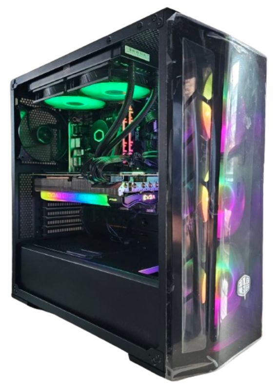 PRO Gaming PC: Z690, 13600KF, RTX 3080, 32GB DDR4-3600, 500GB + 1TB NVMe