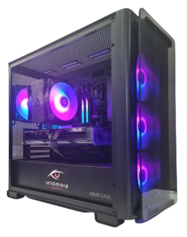Insomnia Shadow PrimeX 2: B650, Ryzen 7 7800X3D, 32GB DDR5-6000, RX9070XT, 1TB NVMe