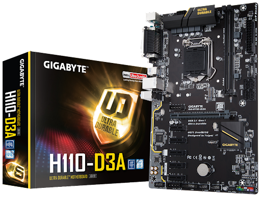 Gigabyte H110 D3A LGA1151 DDR4