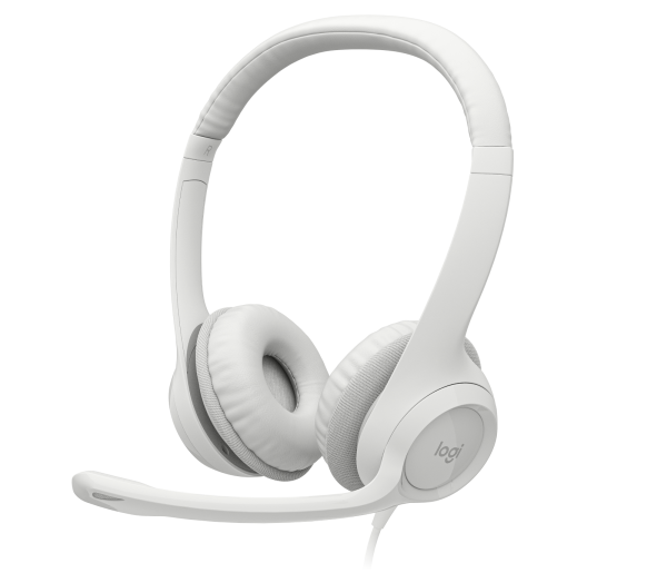 Logitech H390 USB Headset White