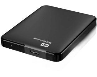 Elements Portable 1TB 2.5 "External HDD WDBUZG0010BBK
